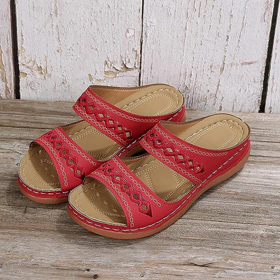 Boho Comfort Slip-On Sandals | Cushioned Support