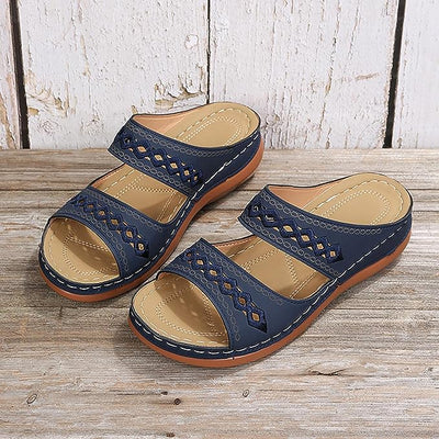 Boho Comfort Slip-On Sandals | Cushioned Support