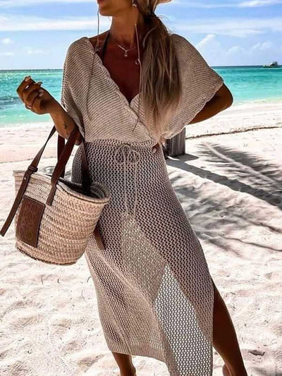 Boho Mesh Beach Cover-Up Dress | Lightweight & Stylish